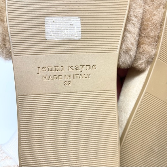 Jenni Kayne Shearling Slides Sandals - Picture 6 of 7